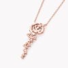 O1CN01xFetDJ1JF858FECqP_!!1859550998-0-cib Anryss 925 sterling silver Unique versatile Ins-style rose gold moissanite necklace for women