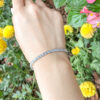 New minimalist luxury boutique exquisite ins style bracelet for women, full diamond S925 sterling silver high-end tennis chain