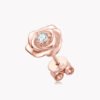 Anryss 925 sterling silver "Insta-style" fresh and minimalist rose gold moissanite stud earrings