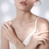 Anryss 925 sterling silver moissanite necklace for women small sugar cube design versatile and sophisticated clavicle chain