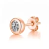 Anryss 925 sterling silver Moissanite Perception Bubble Earrings Minimalist Style