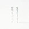 Anryss 925 sterling silver Elegant Moissanite Stud Earrings – Chic "Insta-Style" for Women