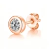 Anryss 925 sterling silver Moissanite Perception Bubble Earrings Minimalist Style