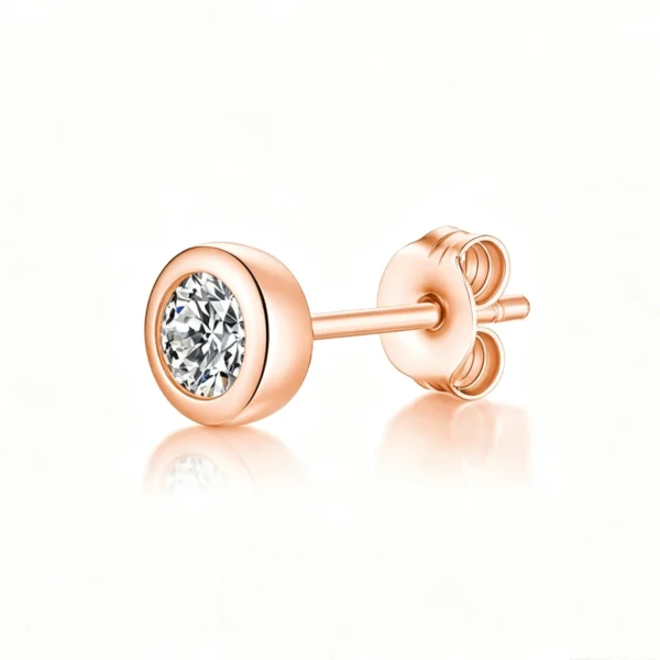 Anryss 925 sterling silver Moissanite Perception Bubble Earrings Minimalist Style