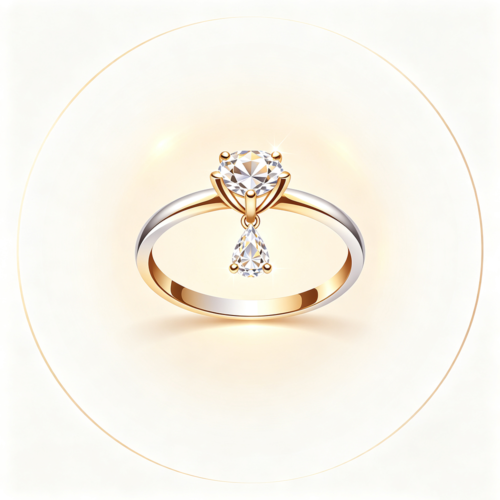 Anryss 925 sterling silver Six-prong moissanite ring a popular style for women with a touch of luxury